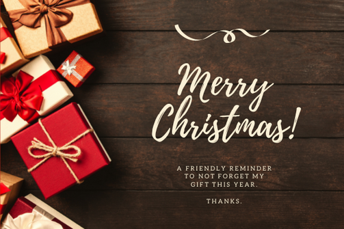 Holiday Gift Card